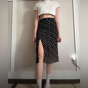 Hollister Floral Midi skirt sz XS